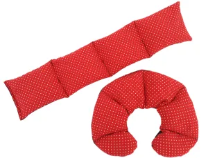 Wheat Bag Combo  ' RED DOTS '
