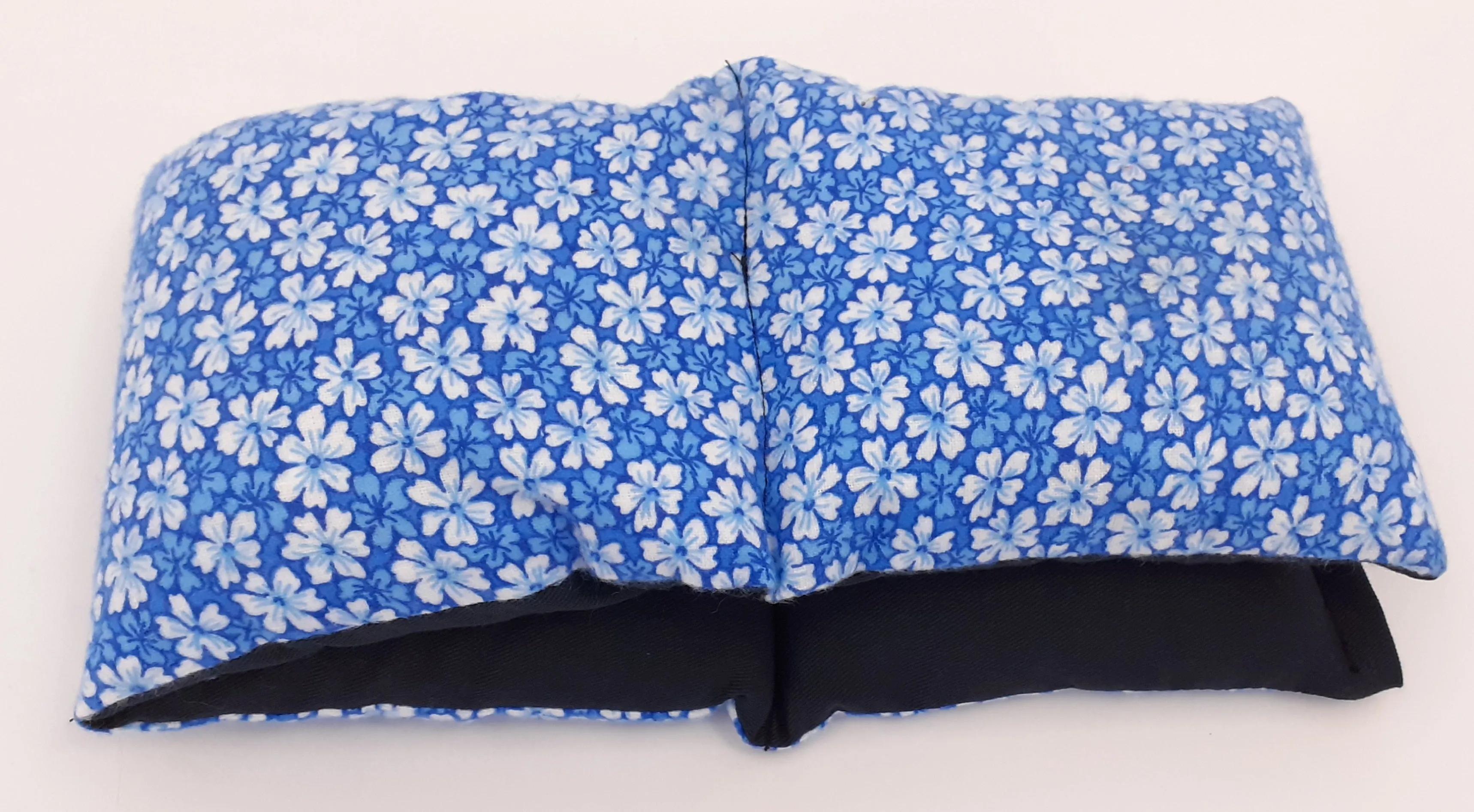 Wheat Bag Extra Long   'FLOWERS ON BLUE'