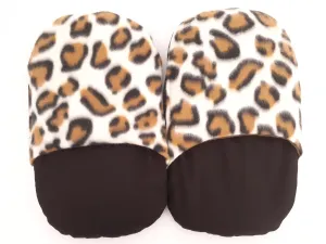 Wheat Bag Slippers  ' LEOPARD FLEECE '