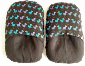 Wheat Bag Slippers 'Pukeko'