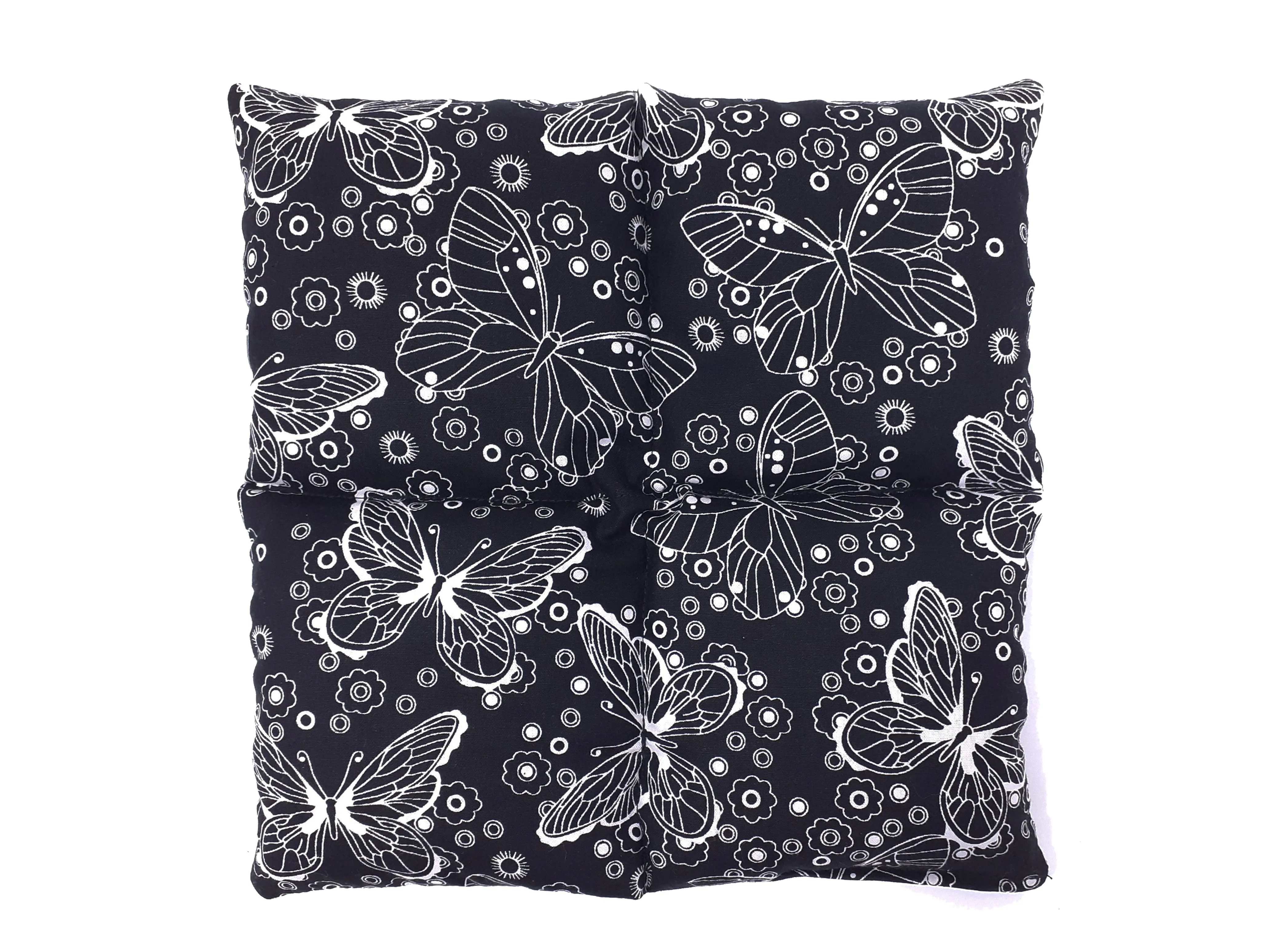 Wheat Bag Square, 25cm X 25cm ' BUTTERFLIES '