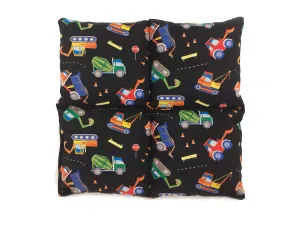 Wheat Bag Square, 25cm X 25cm ' HEAVY MACHINES '