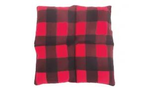 Wheat Bag Square, 25cm X 25cm 'WOODCUTTER RED'