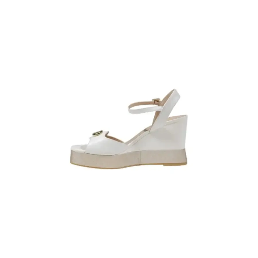 White Wedge Sandal