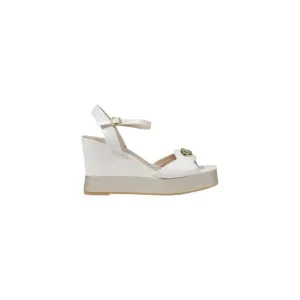 White Wedge Sandal