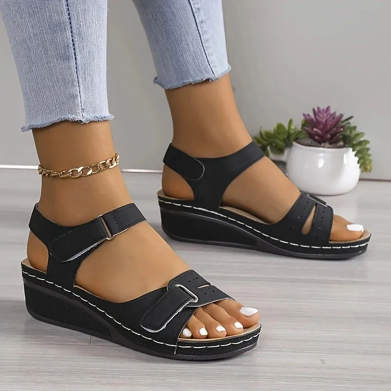 Women Sandals Summer Shoes Open Toe Shoes Woman Plus Size Wedge Sandals