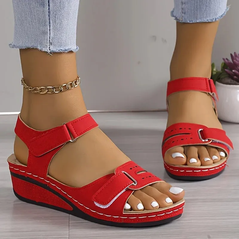 Women Sandals Summer Shoes Open Toe Shoes Woman Plus Size Wedge Sandals