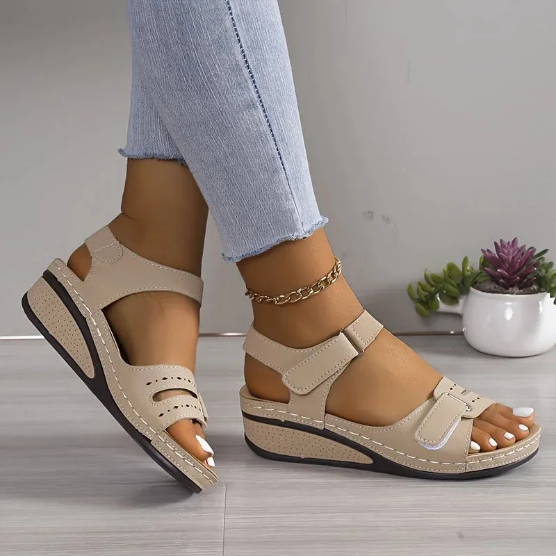 Women Sandals Summer Shoes Open Toe Shoes Woman Plus Size Wedge Sandals