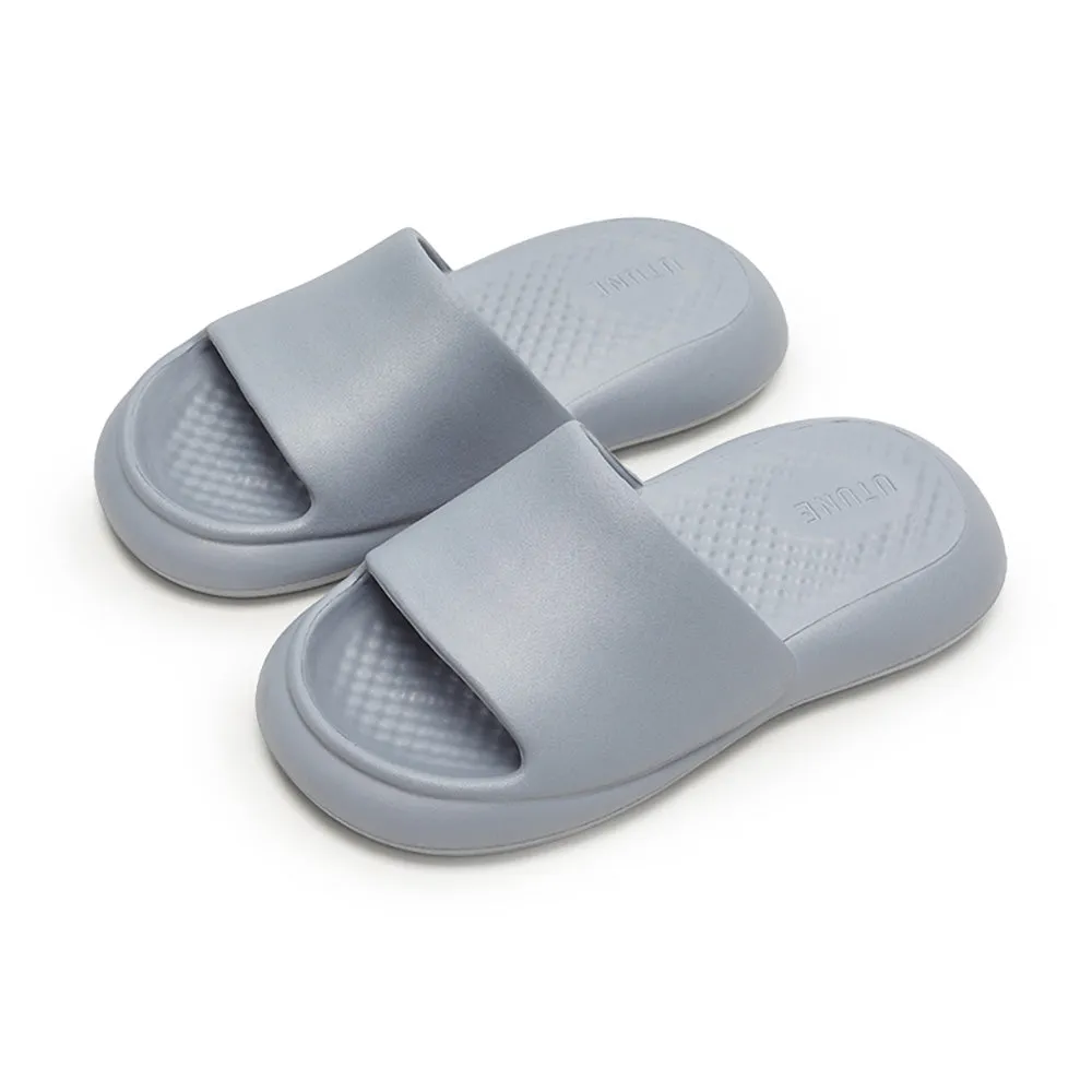 YouDiao Men's Pillow Slippers - Grey, Size 42-43
