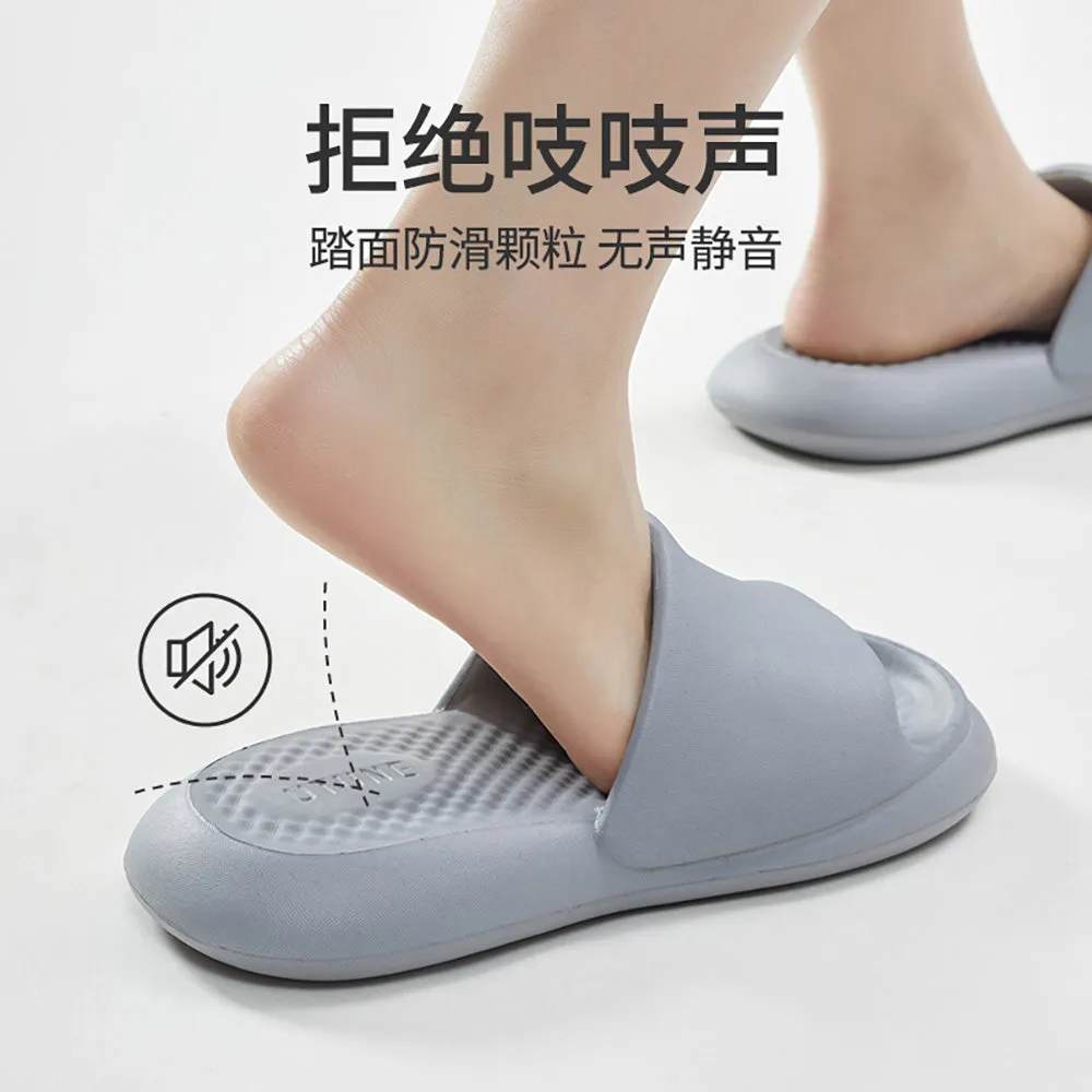 YouDiao Men's Pillow Slippers - Grey, Size 42-43