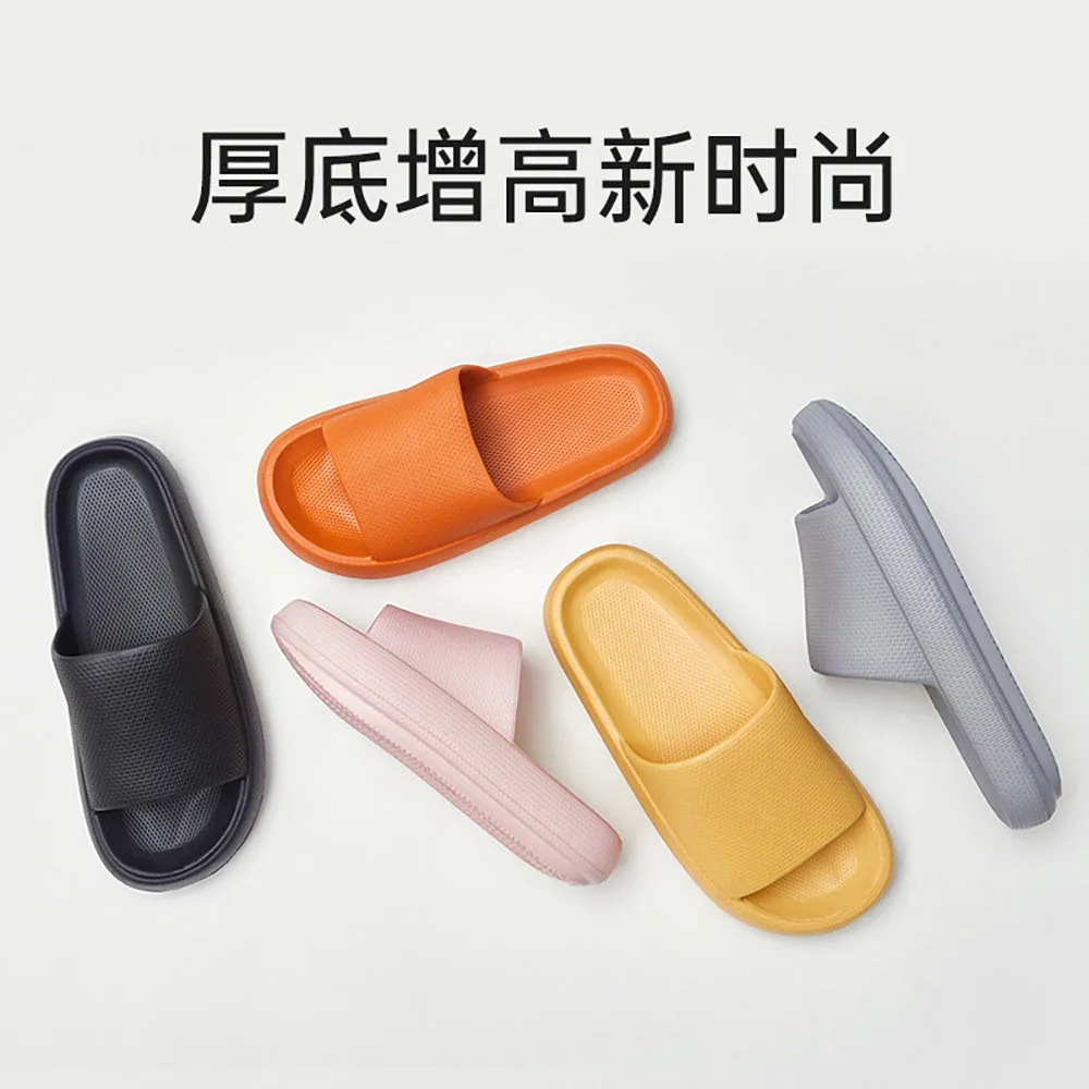 YouDiao Ultra Soft Thick-Soled EVA Slippers - Orange, Size 35-36